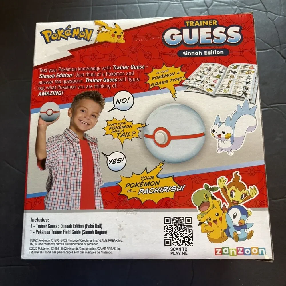 Pokémon Trainer Guess Sinnoh Edition Electronic Guessing Game 2022 NEW IN BOX